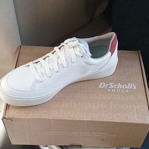 DR Scholl's women's white Madison lace up sneakers SZ 11